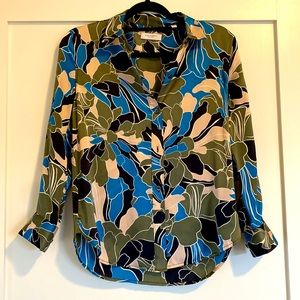 Equipment brand 100% silk top